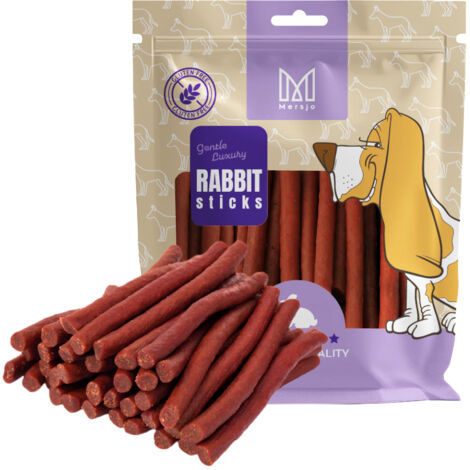 Snack per cani - Salsicce di coniglio Mersjo 500 g