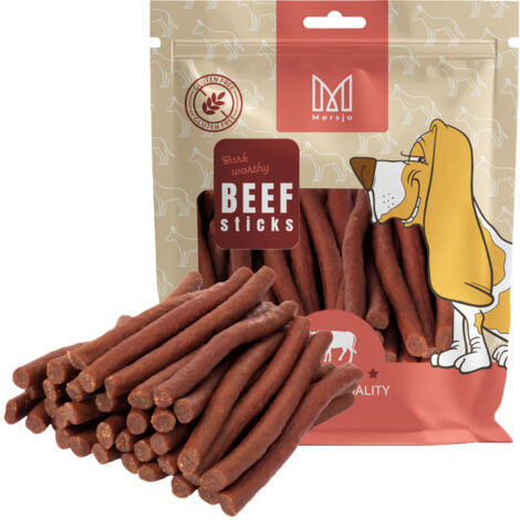Snack per cani - Salsicce di manzo Mersjo 500 g