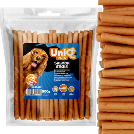 Snack per cani Soft Salmon Sticks UniQ Pets 500g