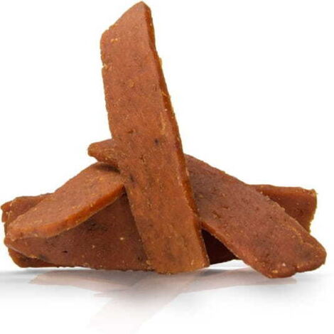 Snack per cani, strisce morbide al gusto di agnello Woof e Miau 500g