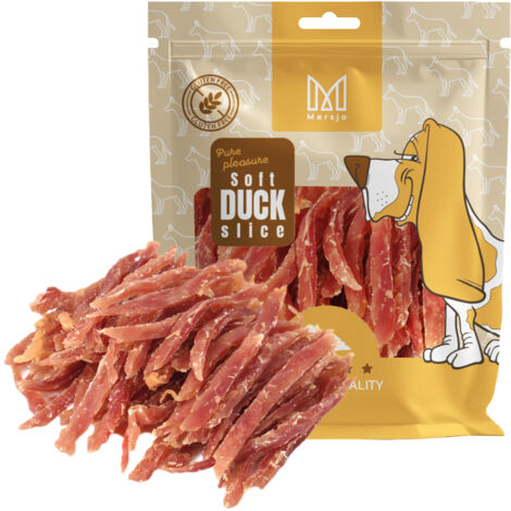 Snack per cani - Strisce morbide di anatra Mersjo 500 g