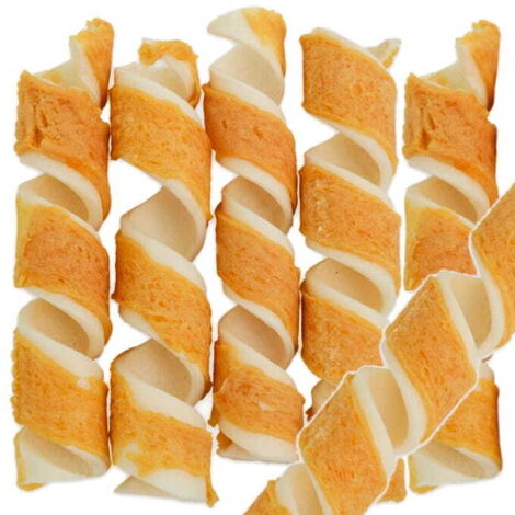 Snack per cani Woof & Miau Twisted Rolls con pollo 500g