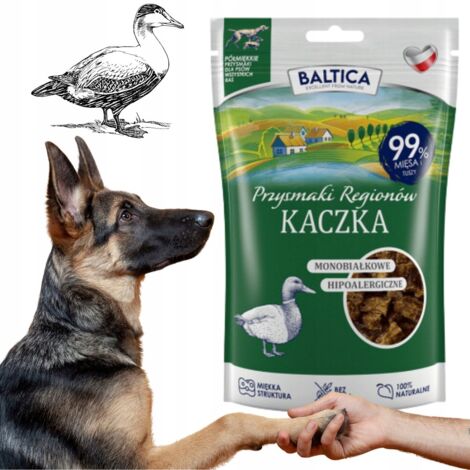 Snack TRAINING per cani, semi-morbidi, ANATRA - GRANDE - 80 g