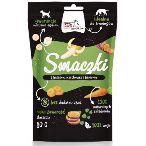 Snack VEGANI per addestratori di cani patate dolci carote banane