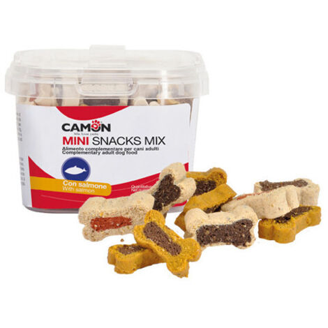 SNACKBOX CAMON SALMONE P/CANI 140GR 8PZ
