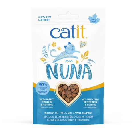 Snacks Catit Nuna – Snacks a Base de Proteína de Insecto para Gatos