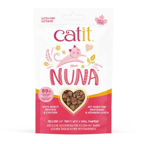 Snacks Catit Nuna – Snacks a Base de Proteína de Insecto para Gatos