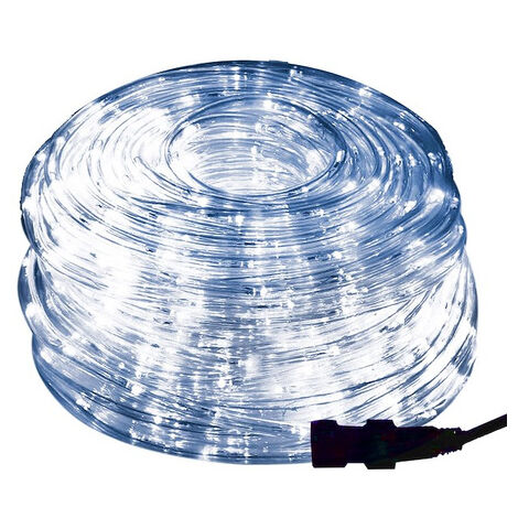 Snake bright 10m white cold 240 LED with programmer IP44
Serpente luminoso 10m bianco freddo con 240 LED e programmazione IP44