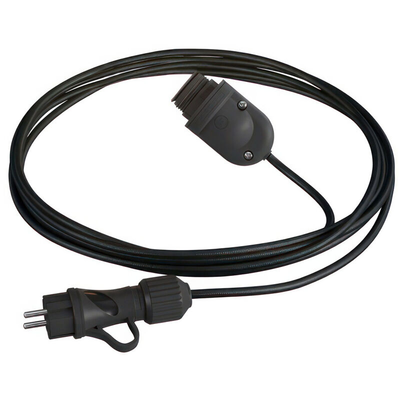 

Creative Cables - Snake Eiva, lámpara portátil para exterior, 5 m cable textil, portalámparas IP65 resistente al agua y enchufe | Sin bombilla