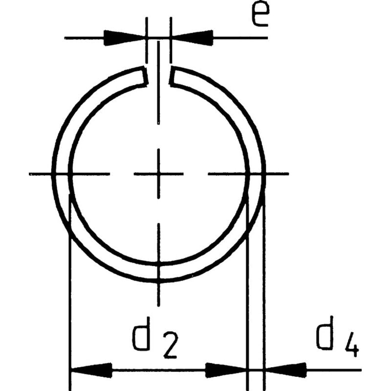 30MM Shaft Snap Ring Spring Steel DIN7993 (BX-100) - Qualfast