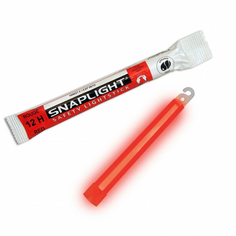 Cyalume - baton lumineux Rouge Snaplight rouge - 15 cm / 12h - rouge
