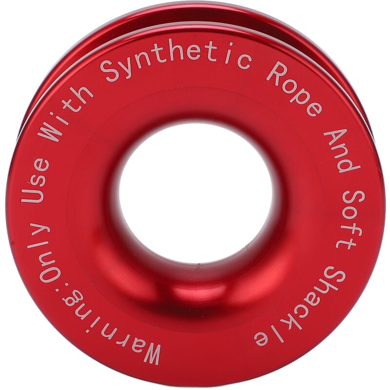 Eosnow Anneau de récupération d'arraché de treuil, force de rupture de 41 000 lb, pour manille souple de 7/16 pouces, 1/2 pouces, avec cordes de 3/16