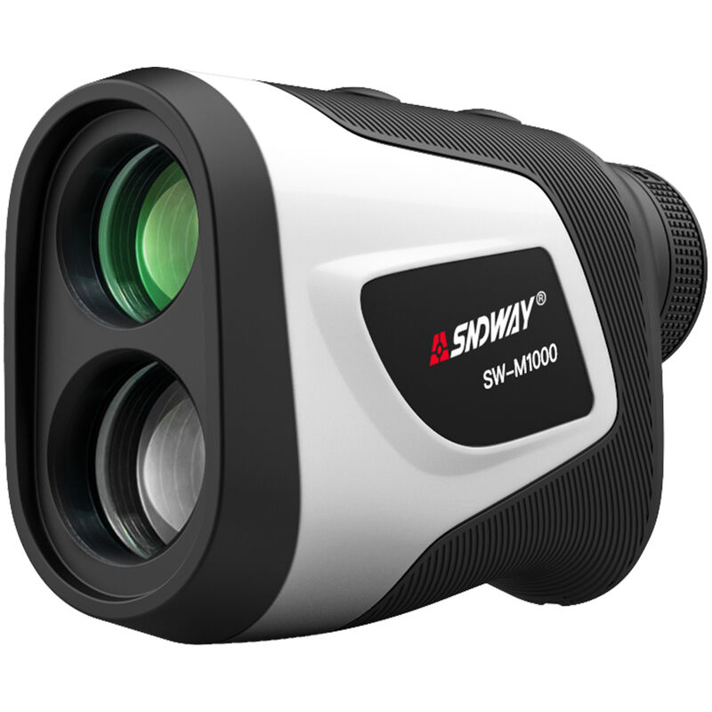 SNDWAY 3~1000M High Precision Laser Distance Meter 6X Magnification Outdoor Digital Golf Telescope Laser Ruler Handheld Golf Rangefinder with Golf