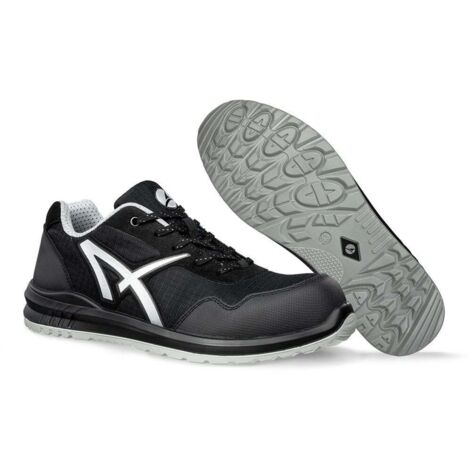 Sneaker di sicurezza senza metallo Albatros DRIFTER LOW S1P SRC Nero / Bianco 39
