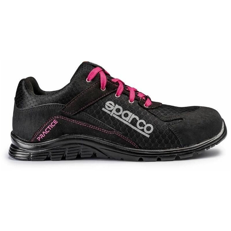 Chaussures de sécurité practice S1P - 07517 - Noir / Rose - 38 - Sparco