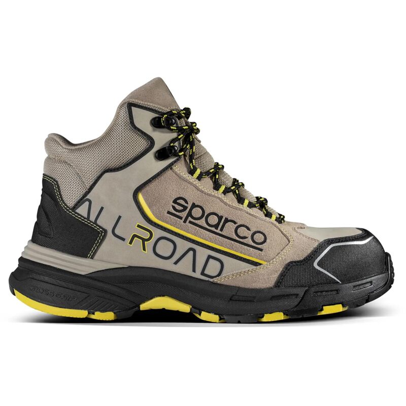 07529TAGI Allroad Stone Chaussure de sécurité S3S sr Tan/Jaune 43 - Sparco