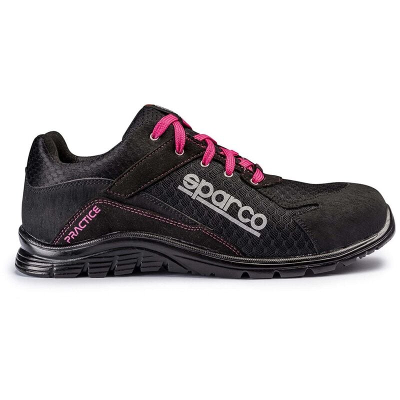 Sparco - Chaussures de sécurité practice jody esd S1P src (noir/fuchsia)