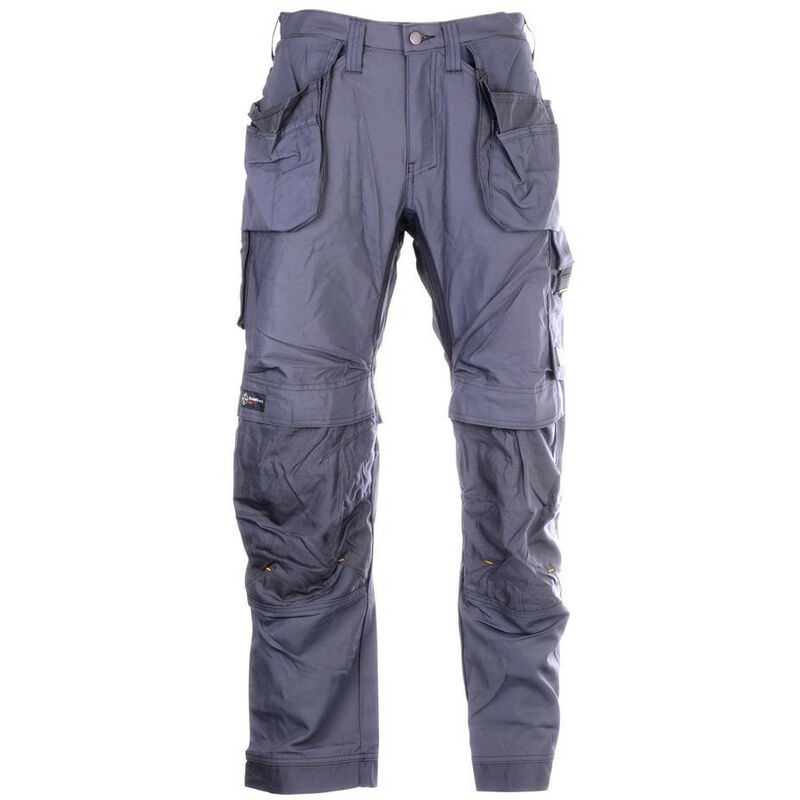 AllroundWork Trousers with Holster Pockets 32'' l 30'' w - Steel Grey - Snickers