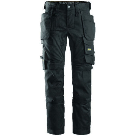 Snickers AW Stretch Hose mit HP 52, schwarz