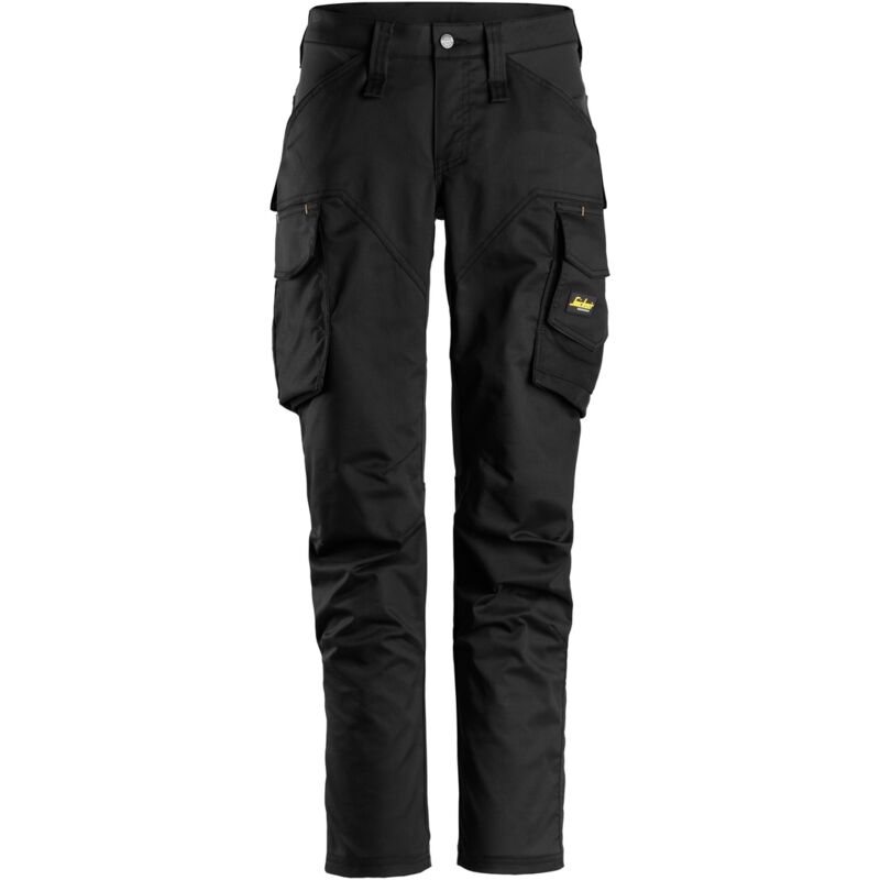 Snickers Workwear - Allroundwork Damen Stretch Arbeitshose Ohne Kniepolster 6703 Gr. 38 Schwarz