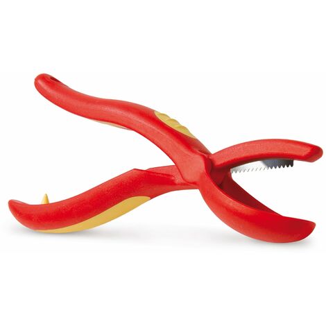 Snips Tagliacastagne Taglia Castagne con Lama in Acciaio-Made in Italy-Bpa Free, Plastica, Rosso