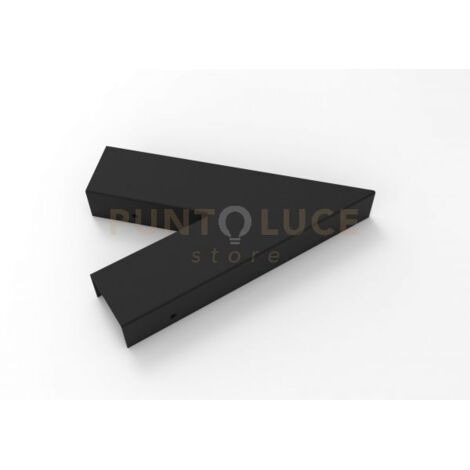 Snodo Giunto angolo 45° nero per articolo 8290-8292