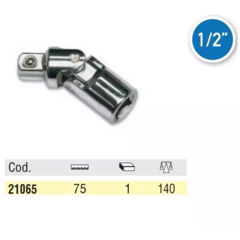 SNODO OMMA CARDANICO CON ATTACCO DA 1/2"