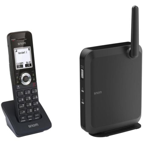 Snom 110 SC DECT Bundle Telefono DECT Identificatore di chiamata Nero