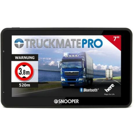 SnooperPRO S6900 LKW navigatore Fisso 17,8 cm (7") LCD Touchscreen 322 g Nero