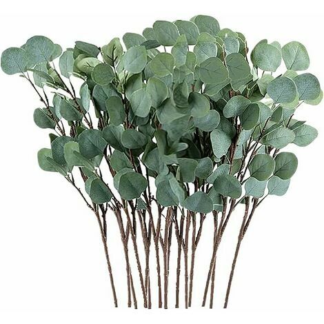 Artificial Eucalyptus Leaves Stem - Eucalipto Branches Plants Bouquet Home  Decor