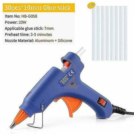 10mm Gun Electric Hot Melt Glue Sticks  Removable Hot Melt Glue Stick -  7mm/11mm Hot - Aliexpress