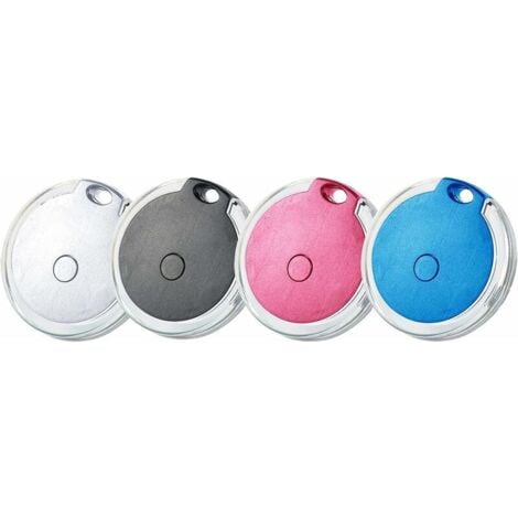 LOKIUA Snow-4 Pack Mini Waterproof GPS Tracker Portable Bluetooth Tracker for Luggage/Kids/Pets/Cat/Dog