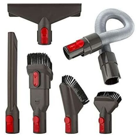 Snow Accessory Kit Attachment Kit with Extension Hose for Dyson V7 V8 V10 V11 SV10 SV11 Cordless Vacuum Cleaner (6 in 1)