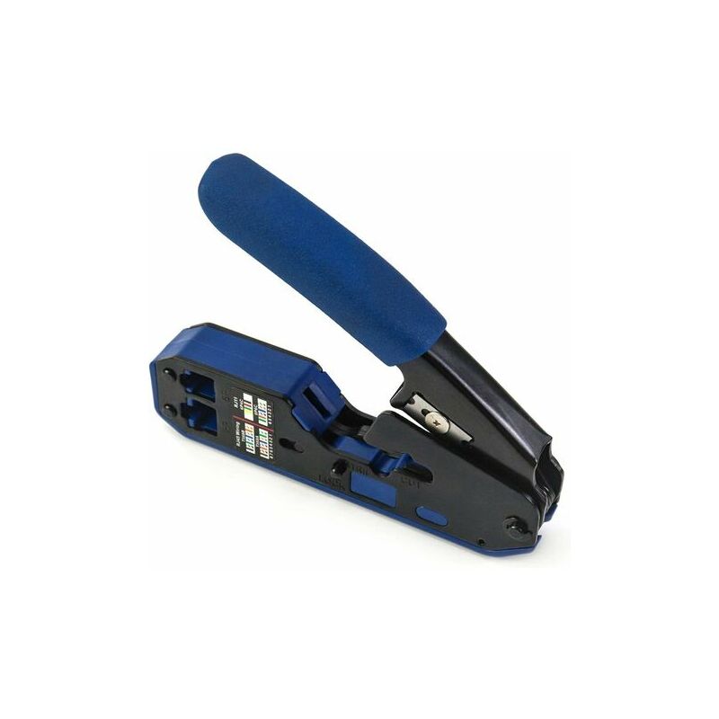 Snow-Crimping Pliers, Crimping Tool for RJ45 RJ11 Modular Plugs Cat5 Cat5e Cat6 Ethernet Network Cable