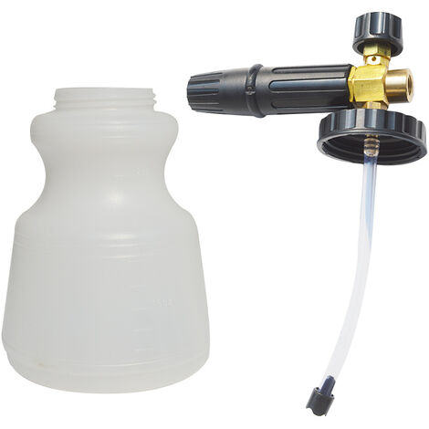 Snow Foam Lance with Large Adjustable Nozzle for Dispensing Soap or Water Suitable for Car Wash Gun or Pressure Washer