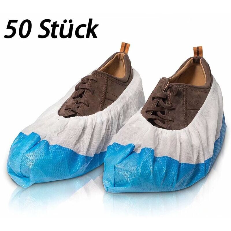 Pack of 50 ultra tear-resistant shoe covers (16-44)