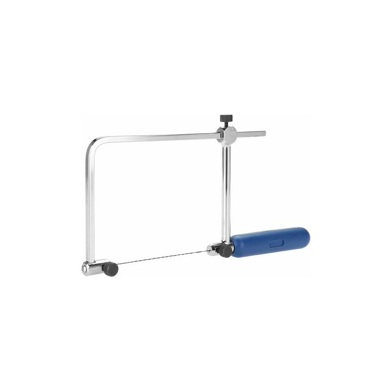 Neige - Snow-Saw Frame, Coping Saw, Coping Saw Adjustable Cutting Tool U-Shape Saw Frame with 6 Spiral Saw Blades for Woodworking Metal Glass (1)
