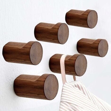 1pc/4pcs Natural Wooden Wall Hooks, Wall Mounted Hook, Modern Wood Coat  Rack for bedroom, Decorative Wooden Pegs For Hanging Hat, Towel, Or Purse  (Bee