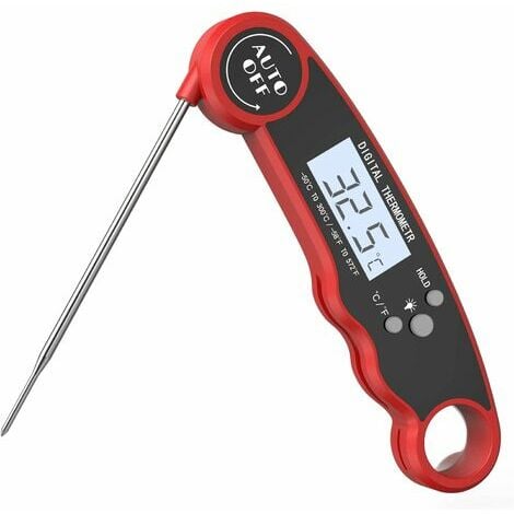 Food Thermometer,Digital Water Thermometer for Liquid, Candle, Instants  Read with Waterproof for Food, Meat, Milk, Long Probe,Digital Meat  Thermometer