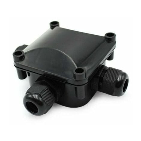 NEIGE Snow3 IP68 Waterproof Junction Boxes - Weatherproof Outdoor Distribution Box, Cable Connectors, Earth Cable - 3 Pin - Garden Outdoor Distribution Box