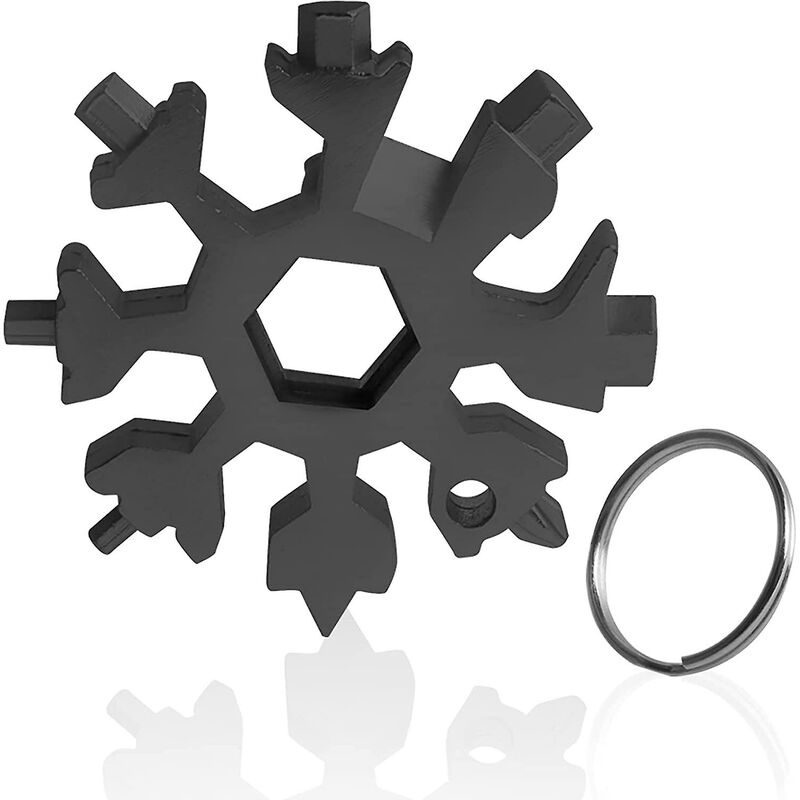 Tumalagia - Snowflake Multi Tool Portable, Stainless Steel Bottle Opener