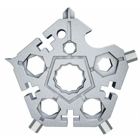 Snowflake Multitool Gifts for Men 23 en 1 Multi Tool Accessoires en acier inoxydable Cadeau de gadget idéal