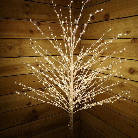 SAMUEL ALEXANDER Snowtime Christmas 1.5m/5ft White Micro Dot Tree 580 Warm White LEDs