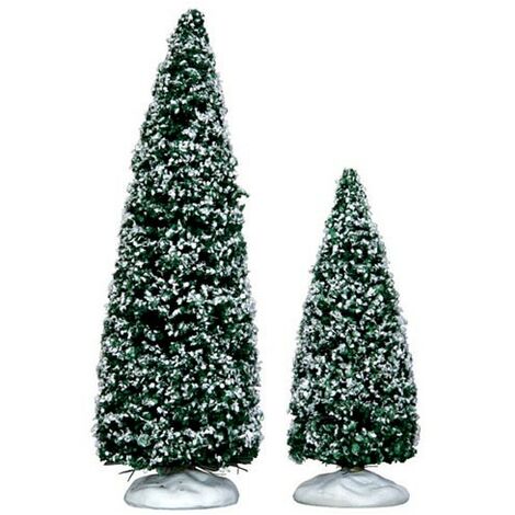 Snowy Juniper Tree Medium & Small Set of 2 Cod. 34665