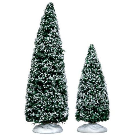 Snowy Juniper Tree Medium & Small Set of 2 Cod. 34665