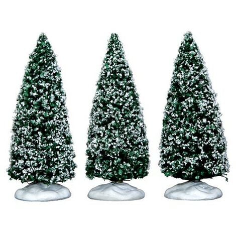 Snowy Juniper Tree Small Set of 3 Cod. 34666