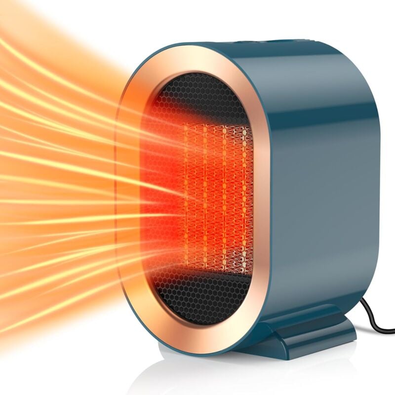 SNQ - Chauffage Soufflant 1200W, Chauffage électrique avec 2 modes, Portable ptc en céramique 3S chauffage rapide Silencieux, Chauffage Personnel