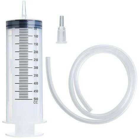 SNQ – Seringue 500 ml – Pompe réutilisable grande capacité – Tube d'encre 1m pour applications précises – Usage professionnel
