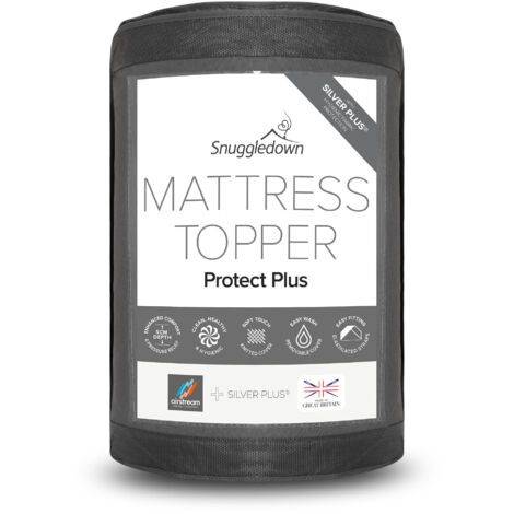 Snuggledown Airstream Protect Plus Mattress Topper, Medium Support, Single