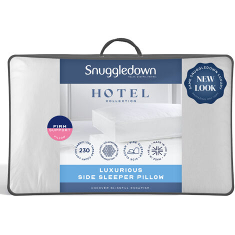 Snuggledown Hotel Side Sleeper Pillow, Firm, 1 Pack
